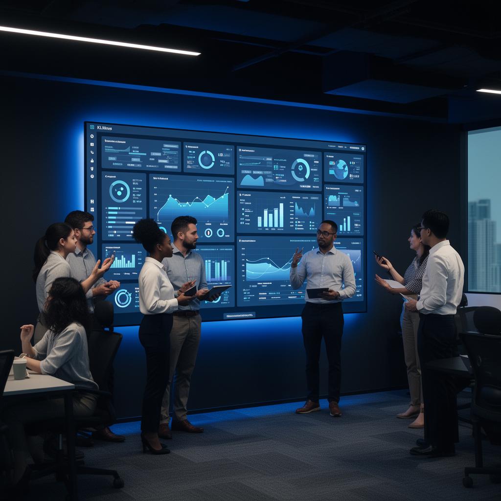 Team collaborating in a KL office